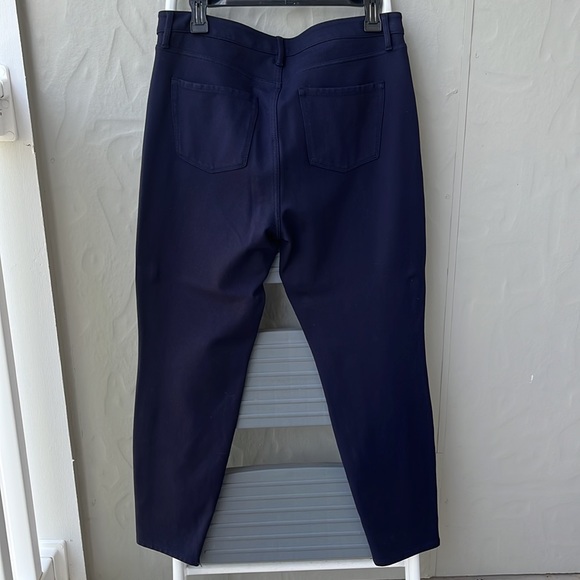 Talbots High Waist Jegging Ankle Ponte Pant Blue 10 - Picture 4 of 6